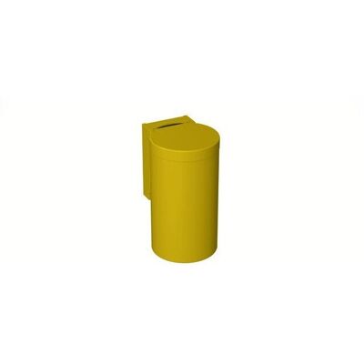 Hewi 477 Cubo de basura - Tapa con bisagra, 6L, Mostaza - Cubo de basura Hewi 477 Cubo de basura - Tapa con bisagra, 6L, Mostaza - Cubo de basura