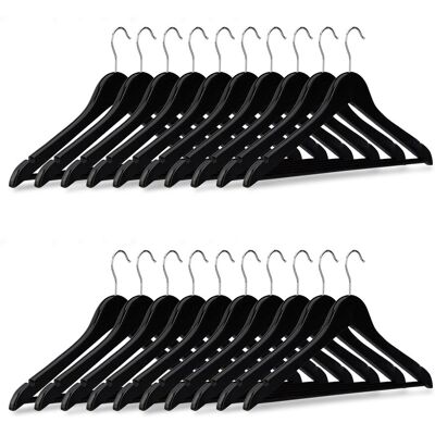 RELAXDAYS Pack De 100 Perchas Ropa, Colgadores Para Pantalones Y Camisas, Gancho Con Giro De 360°, 23 X 44 X 1 Cm, Negro RELAXDAYS Pack De 100 Perchas Ropa, Colgadores Para Pantalones Y Camisas, Gancho Con Giro De 360°, 23 X 44 X 1 Cm, Negro