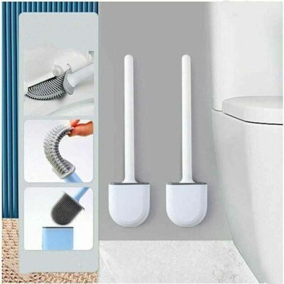 OEM Juego De 2 Cepillos De Inodoro De Silicona Con Soporte - Cepillo De Inodoro Con Mango Largo De Plástico Antideslizante Y Cerdas Flexibles - Fácil De Limpiar Y De Secado Rápido. -crezuo OEM Juego De 2 Cepillos De Inodoro De Silicona Con Soporte - Cepillo De Inodoro Con Mango Largo De Plástico Antideslizante Y Cerdas Flexibles - Fácil De Limpiar Y De Secado Rápido. -crezuo