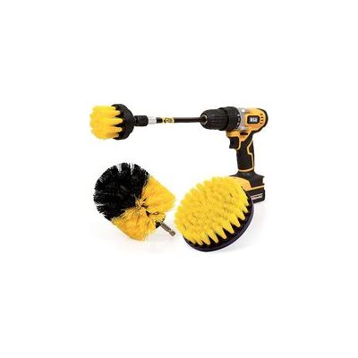 OEM Juego De 4 Cepillos De Limpieza Para Taladro Eléctrico, Juego De Accesorios Largos Y Extralargos, Kit De Cepillos Multiusos Para Fregar Juntas, Suelos, Bañeras, Duchas Y Azulejos - Crezuo OEM Juego De 4 Cepillos De Limpieza Para Taladro Eléctrico, Juego De Accesorios Largos Y Extralargos, Kit De Cepillos Multiusos Para Fregar Juntas, Suelos, Bañeras, Duchas Y Azulejos - Crezuo