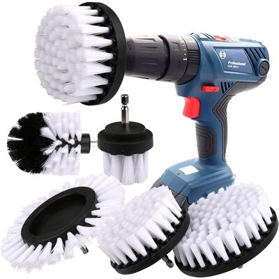 Dpzo - Cepillos De Limpieza Para Taladros (5 Unidades), Cepillos Eléctricos Para Limpiar Llantas, Alfombras, Azulejos, Bañeras, Ladrillos Y Suelos (blanco) Dpzo - Cepillos De Limpieza Para Taladros (5 Unidades), Cepillos Eléctricos Para Limpiar Llantas, Alfombras, Azulejos, Bañeras, Ladrillos Y Suelos (blanco)