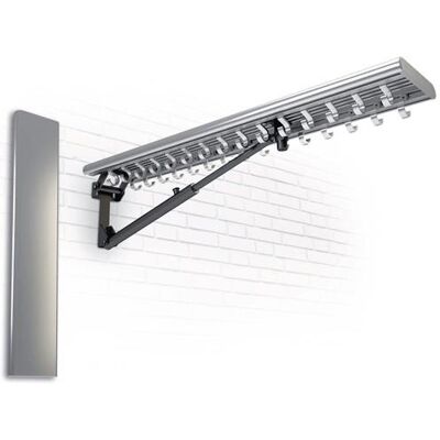 NONAME Perchero Plegable Alu.f1 Color Natural 30 Perchas L.1650mm Distancia Entre Ganchos 100mm NONAME Perchero Plegable Alu.f1 Color Natural 30 Perchas L.1650mm Distancia Entre Ganchos 100mm