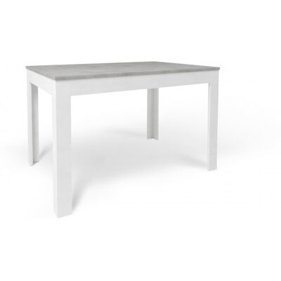 Mesa Extensible 120+50l X 80p X H75 – Acabado Cemento Y Blanco Mate – Sarmog Mesa Extensible 120+50l X 80p X H75 – Acabado Cemento Y Blanco Mate – Sarmog