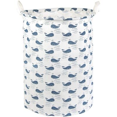 CSPARKV Cesto Para La Ropa Sucia Con Diseño De Ballena Azul, Cesta Para La Ropa Sucia Y Bolsa De Malla Para La Colada, Contenedor De Almacenamiento Plegable, Cesto Para Ropa Sucia Con Asa, Cesto Para Toallas CSPARKV Cesto Para La Ropa Sucia Con Diseño De Ballena Azul, Cesta Para La Ropa Sucia Y Bolsa De Malla Para La Colada, Contenedor De Almacenamiento Plegable, Cesto Para Ropa Sucia Con Asa, Cesto Para Toallas