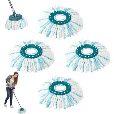 OEM 4 Piezas De Cabezales De Repuesto Para El Kit De Mopa De Disco Leifheit Clean Twist Micro, Cabezal De Repuesto Reutilizable, Fácil De Reemplazar, Altamente Absorbente, Para Todo Tipo De Suelos OEM 4 Piezas De Cabezales De Repuesto Para El Kit De Mopa De Disco Leifheit Clean Twist Micro, Cabezal De Repuesto Reutilizable, Fácil De Reemplazar, Altamente Absorbente, Para Todo Tipo De Suelos
