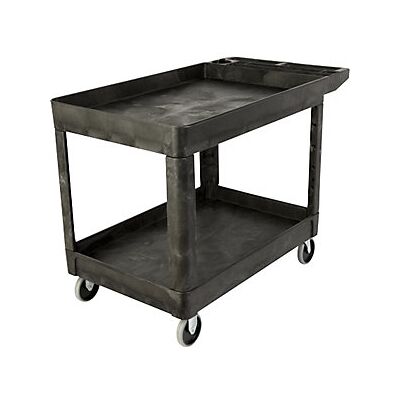 RUBBERMAID Mesa Rodante Estándar Con Asa Plana 2 Niveles L X A X H RUBBERMAID Mesa Rodante Estándar Con Asa Plana 2 Niveles L X A X H
