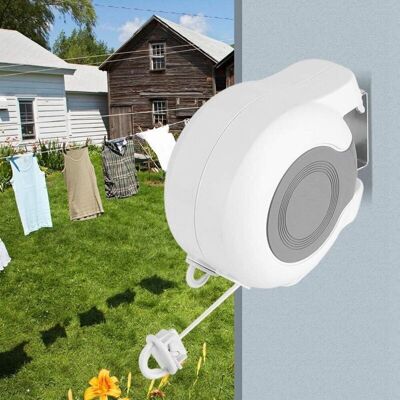 OEM Tendedero Doble Extensible Retráctil Para Exteriores – Montaje En Pared, Longitud Ajustable, Acero Inoxidable, 20 M Máx. OEM Tendedero Doble Extensible Retráctil Para Exteriores – Montaje En Pared, Longitud Ajustable, Acero Inoxidable, 20 M Máx.