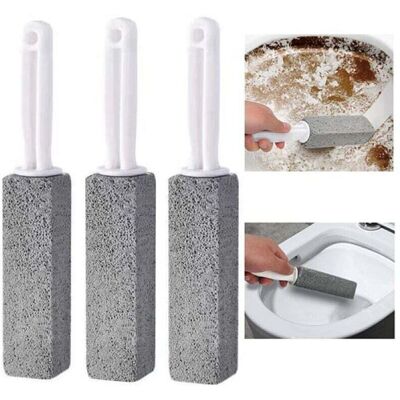 OEM Juego De 3 Cepillos De Baño De Piedra Pómez (gris, 3,8 X 3,8 X 23,5 Cm), Limpieza De Inodoros Domésticos, Gris Lima - Crezuo OEM Juego De 3 Cepillos De Baño De Piedra Pómez (gris, 3,8 X 3,8 X 23,5 Cm), Limpieza De Inodoros Domésticos, Gris Lima - Crezuo
