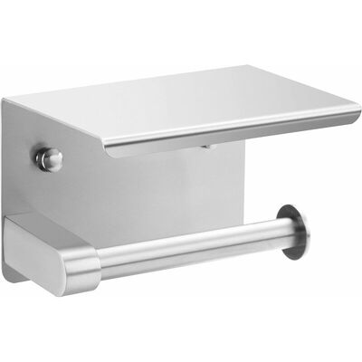 OEM Soporte Para Papel Higiénico Nazalus, Producto Estrella, No Requiere Perforación, Soporte Autoadhesivo Con Estante Para Baño Y Cocina, Acero Inoxidable Sus 304, Color Plata. OEM Soporte Para Papel Higiénico Nazalus, Producto Estrella, No Requiere Perforación, Soporte Autoadhesivo Con Estante Para Baño Y Cocina, Acero Inoxidable Sus 304, Color Plata.