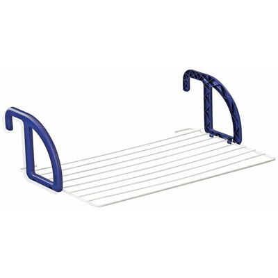 Leifheit - 83056 Tendedero Suspendido Para Balcón 7 Metros Classic 70 Blanco Y Azul Leifheit - 83056 Tendedero Suspendido Para Balcón 7 Metros Classic 70 Blanco Y Azul