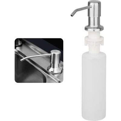 DPZO Dispensador De Jabón Líquido Integrado Con Botella De 300 Ml, Dispensador De Jabón En Espuma Para Fregaderos, Dispensador De Jabón Para Platos Para La Cocina, Dispensador De Detergente Para Ropa De Ac DPZO Dispensador De Jabón Líquido Integrado Con Botella De 300 Ml, Dispensador De Jabón En Espuma Para Fregaderos, Dispensador De Jabón Para Platos Para La Cocina, Dispensador De Detergente Para Ropa De Ac