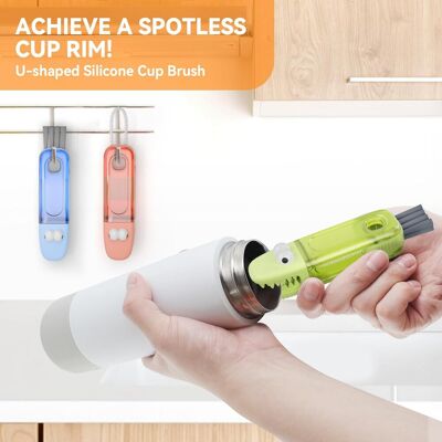 OEM Juego De Cepillos De Limpieza Para Ranuras De Tapas De Tazas, Cepillo De Limpieza Multifuncional, Limpiador De Ranuras De Silicona Para Tapas De Tazas, Herramienta De Limpieza De Ranuras De Cocina (ju OEM Juego De Cepillos De Limpieza Para Ranuras De Tapas De Tazas, Cepillo De Limpieza Multifuncional, Limpiador De Ranuras De Silicona Para Tapas De Tazas, Herramienta De Limpieza De Ranuras De Cocina (ju
