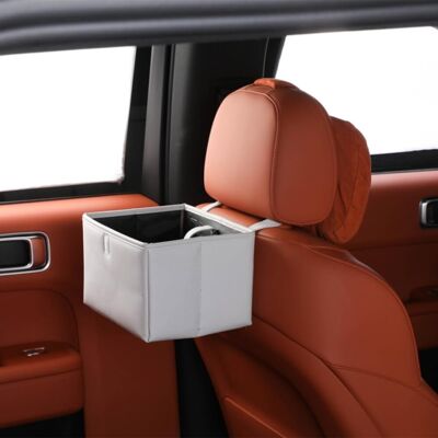 OEM Papelera Para Coche A Prueba De Fugas, Bolsa De Basura Colgante Universal Para Coche, Organizador Multiusos Para Viajes Al Aire Libre, Papelera Plegable Para Camión, Suv, Hogar, Oficina (blanco) OEM Papelera Para Coche A Prueba De Fugas, Bolsa De Basura Colgante Universal Para Coche, Organizador Multiusos Para Viajes Al Aire Libre, Papelera Plegable Para Camión, Suv, Hogar, Oficina (blanco)