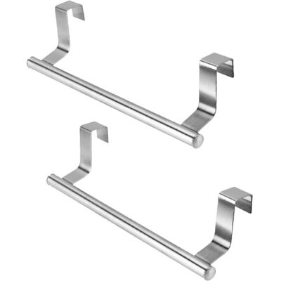 DPZO Toallero De 2 Piezas, Barra Para Toallas Para Colgar Sobre La Puerta, Barra Para Toallas De Cocina De Acero Inoxidable, Soporte Para Toallas Colgante, No Requiere Perforación Para Cocina Y Baño. DPZO Toallero De 2 Piezas, Barra Para Toallas Para Colgar Sobre La Puerta, Barra Para Toallas De Cocina De Acero Inoxidable, Soporte Para Toallas Colgante, No Requiere Perforación Para Cocina Y Baño.