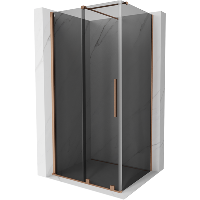 Mexen Velar Cabina De Ducha Corredera 120 X 70 Cm, Grafito, Cobre Cepillado - 871-120-070-41-65 Mexen Velar Cabina De Ducha Corredera 120 X 70 Cm, Grafito, Cobre Cepillado - 871-120-070-41-65