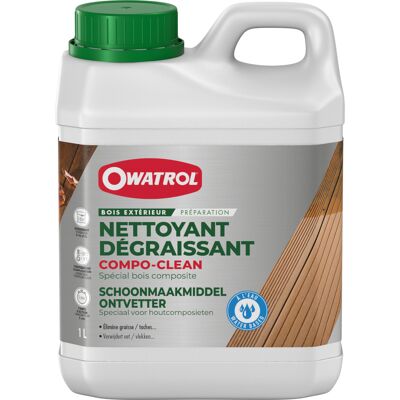 Limpiador Desengrasante Para Maderas Composite Owatrol Compo-clean 2,5 Litros Limpiador Desengrasante Para Maderas Composite Owatrol Compo-clean 2,5 Litros