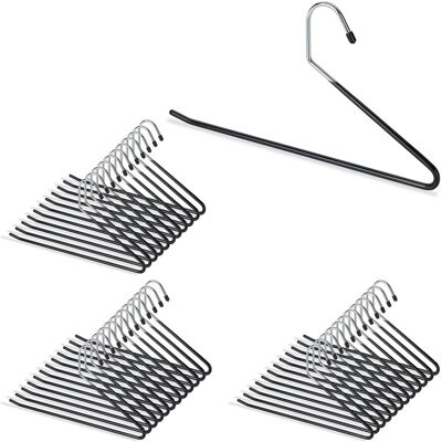 Relaxdays Juego de 36 Perchas para Pantalones - Antideslizantes, 35cm Relaxdays Juego de 36 Perchas para Pantalones - Antideslizantes, 35cm