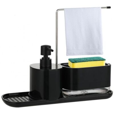 OEM Set Dispensador De Detergente Líquido Para Lavavajillas 2 En 1 Negro: Dispensador De Jabón De Manos Y Lavavajillas Con Soporte Para Jabón De Cocina. Apto Para Dispensadores De Detergente Líquido Para OEM Set Dispensador De Detergente Líquido Para Lavavajillas 2 En 1 Negro: Dispensador De Jabón De Manos Y Lavavajillas Con Soporte Para Jabón De Cocina. Apto Para Dispensadores De Detergente Líquido Para