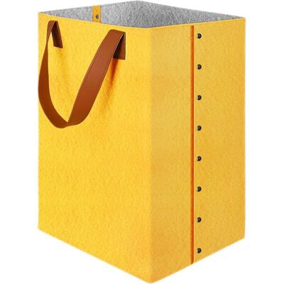OEM Cesto De Ropa Sucia, Cesta De Lavandería Con Asas, Contenedor De Almacenamiento De Fieltro De 72 L, Bolsa De Lavandería Plegable, Solución De Almacenamiento Versátil, Cesto De Ropa Sucia - Amarillo (3 OEM Cesto De Ropa Sucia, Cesta De Lavandería Con Asas, Contenedor De Almacenamiento De Fieltro De 72 L, Bolsa De Lavandería Plegable, Solución De Almacenamiento Versátil, Cesto De Ropa Sucia - Amarillo (3