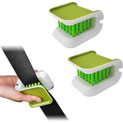 OEM Juego De 2 Cepillos Para Limpiar Cinturones De Seguridad De Coche, Herramienta De Limpieza Verde De Doble Cara En Forma De U, Cepillo De Limpieza Multiusos, Accesorios Universales Para El Mantenimient OEM Juego De 2 Cepillos Para Limpiar Cinturones De Seguridad De Coche, Herramienta De Limpieza Verde De Doble Cara En Forma De U, Cepillo De Limpieza Multiusos, Accesorios Universales Para El Mantenimient
