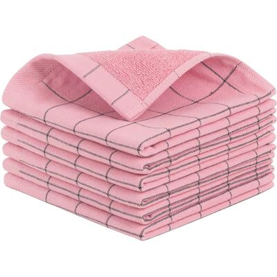 VEXXOL Dish Cloth - 100% Cotton Terry - Highly Absorbent - Quick Drying - For Kitchen Cleaning - 6 Pack - 13 X 13 Inches VEXXOL Dish Cloth - 100% Cotton Terry - Highly Absorbent - Quick Drying - For Kitchen Cleaning - 6 Pack - 13 X 13 Inches