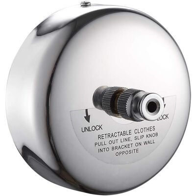 OEM Tendedero Retráctil De Acero Inoxidable Para Uso Interior, Baño, Lavandería, Hotel - 2,7 M (máx.) OEM Tendedero Retráctil De Acero Inoxidable Para Uso Interior, Baño, Lavandería, Hotel - 2,7 M (máx.)