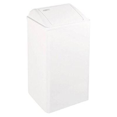 Mediclinics - Pp0080 Papelera Con Tapa Auto-retorno Blanco - Ref: Pp0080 Mediclinics - Pp0080 Papelera Con Tapa Auto-retorno Blanco - Ref: Pp0080