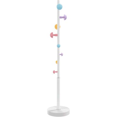 HELLOSHOP26 Perchero De Pie 172 Cm Almacenamiento Práctico 8 Ganchos Estilo Contemporáneo De Hierro Con Recubrimiento En Polvo Blanco 020047596 HELLOSHOP26 Perchero De Pie 172 Cm Almacenamiento Práctico 8 Ganchos Estilo Contemporáneo De Hierro Con Recubrimiento En Polvo Blanco 020047596