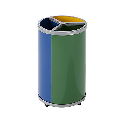 VAR Papeleras Redondo Capacidad 3 X 30 L VAR Papeleras Redondo Capacidad 3 X 30 L