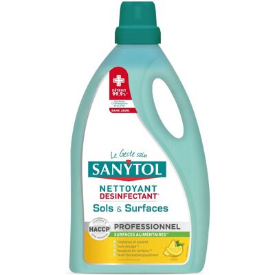 CENTRALE BRICO Desinfectante Multiusos Limón Sanytol 5 L Sanytol CENTRALE BRICO Desinfectante Multiusos Limón Sanytol 5 L Sanytol