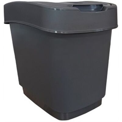 SHUMEE Contenedor De Basura De 15 L Para Separación De Residuos, Basculante, Grafito, Jotta, 1 Unidad. SHUMEE Contenedor De Basura De 15 L Para Separación De Residuos, Basculante, Grafito, Jotta, 1 Unidad.