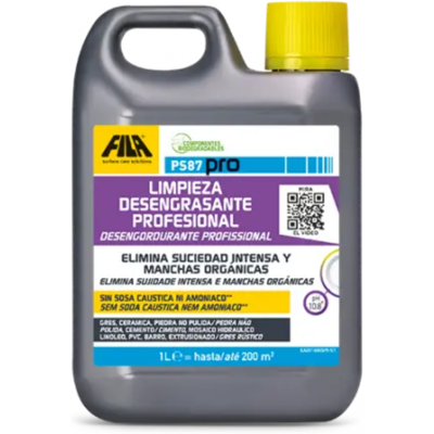 Fila Ps87 Pro - Limpieza Desengrasante Profesional / 5 L / Detergente Fila Ps87 Pro - Limpieza Desengrasante Profesional / 5 L / Detergente