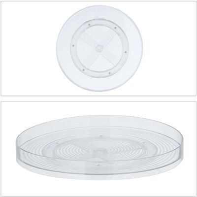 HELLOSHOP26 Organizador Giratorio Transparente Práctico Para Almacenamiento En Cocina 4 X 30 Cm De Plástico Pet Transparente 130010910 HELLOSHOP26 Organizador Giratorio Transparente Práctico Para Almacenamiento En Cocina 4 X 30 Cm De Plástico Pet Transparente 130010910