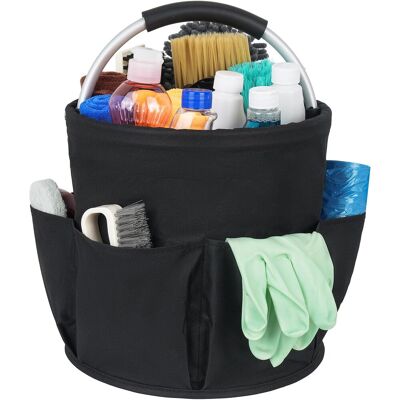 OEM Cesta De Limpieza Con Asa, Organizador De Limpieza Con Múltiples Bolsillos, Bolsa De Limpieza Grande, Fácil De Limpiar Y Transportar, Organizador De Productos De Limpieza, Negro OEM Cesta De Limpieza Con Asa, Organizador De Limpieza Con Múltiples Bolsillos, Bolsa De Limpieza Grande, Fácil De Limpiar Y Transportar, Organizador De Productos De Limpieza, Negro