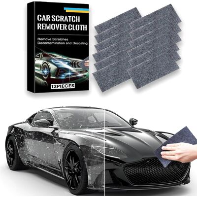 OEM Quitarayas Para Coche: Paquete De 12 Paños Nano Para Eliminar Arañazos, Restaurar Pintura Y Eliminar Manchas De Agua. Para Todos Los Colores. OEM Quitarayas Para Coche: Paquete De 12 Paños Nano Para Eliminar Arañazos, Restaurar Pintura Y Eliminar Manchas De Agua. Para Todos Los Colores.