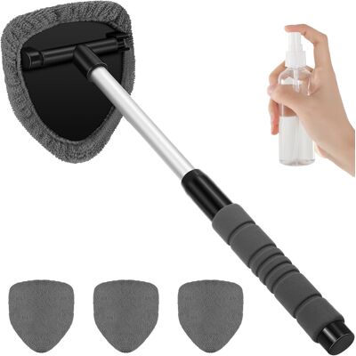 OEM Juego De 4 Limpiacristales Para Coche, Con Paño De Microfibra Lavable, Botella Pulverizadora, Paño De Limpieza Y Bolsa De Almacenamiento Para El Coche. OEM Juego De 4 Limpiacristales Para Coche, Con Paño De Microfibra Lavable, Botella Pulverizadora, Paño De Limpieza Y Bolsa De Almacenamiento Para El Coche.