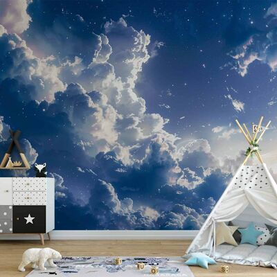 OEM Fotomural: Nubes Estrelladas Y Luz Delicada Sobre Un Rincón Del Cielo. OEM Fotomural: Nubes Estrelladas Y Luz Delicada Sobre Un Rincón Del Cielo.