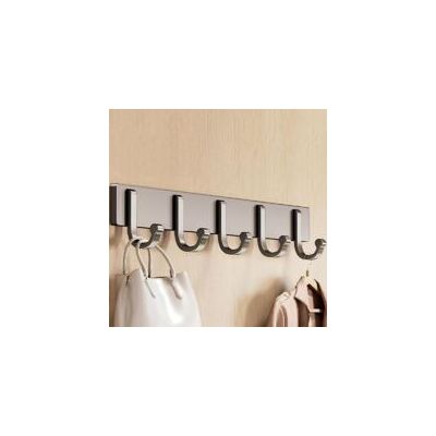 OEM Perchero De Pared Con Ganchos De Estilo Rústico Para Colgar Ropa, Soporte De Gancho De Aleación De Aluminio (gris, 38 Cm / 14,9 Pulgadas). - Crezuo OEM Perchero De Pared Con Ganchos De Estilo Rústico Para Colgar Ropa, Soporte De Gancho De Aleación De Aluminio (gris, 38 Cm / 14,9 Pulgadas). - Crezuo