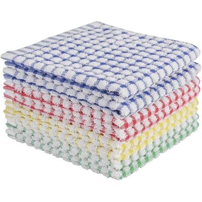 DPZO Paños De Cocina Para Lavar Platos, Paños De Cocina Superabsorbentes, Paños De Limpieza De Rizo, Paquete De 8, 30 X 30 Cm. DPZO Paños De Cocina Para Lavar Platos, Paños De Cocina Superabsorbentes, Paños De Limpieza De Rizo, Paquete De 8, 30 X 30 Cm.