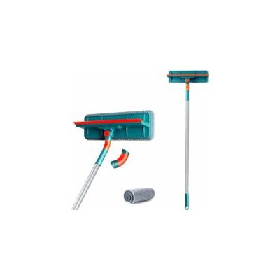 OEM Juego De Limpiacristales Profesional 2 En 1 Con Mango Telescópico (135 Cm De Longitud), Limpiacristales Para Ventanas Interiores - Crezuo OEM Juego De Limpiacristales Profesional 2 En 1 Con Mango Telescópico (135 Cm De Longitud), Limpiacristales Para Ventanas Interiores - Crezuo