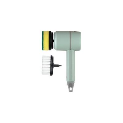 OEM Nuevo Cepillo De Limpieza Eléctrico, 3 Cabezales, Limpiador Multifuncional Para Tarros Y Platos, Cocina, Baño, Bañera, Cristalería, 1 Unidad (verde) - Crezuo OEM Nuevo Cepillo De Limpieza Eléctrico, 3 Cabezales, Limpiador Multifuncional Para Tarros Y Platos, Cocina, Baño, Bañera, Cristalería, 1 Unidad (verde) - Crezuo