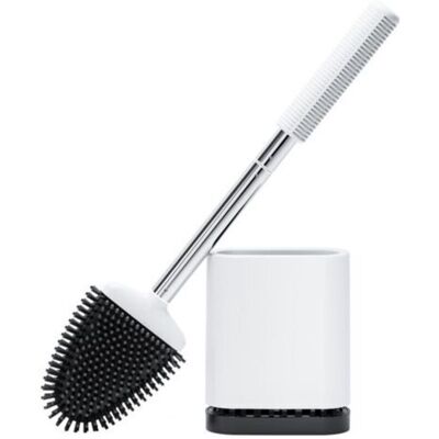 OEM Cepillo De Inodoro De Silicona, Cepillo Y Soporte De Silicona Para Inodoro, Cepillo De Inodoro Colgante De Secado Rápido Con Mango De Acero Inoxidable, Cepillo De Baño Para Inodoro, De Pie O Montado E OEM Cepillo De Inodoro De Silicona, Cepillo Y Soporte De Silicona Para Inodoro, Cepillo De Inodoro Colgante De Secado Rápido Con Mango De Acero Inoxidable, Cepillo De Baño Para Inodoro, De Pie O Montado E