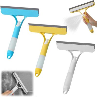 JSSEVN Juego De 3 Piezas 3 En 1 De Limpiacristales Para Ducha, Limpiacristales De Silicona, Limpiacristales Para Ducha, Cabezal De Limpieza De Doble Cara Y Recargable, Para Espejos, Ventanas Y Cristales. JSSEVN Juego De 3 Piezas 3 En 1 De Limpiacristales Para Ducha, Limpiacristales De Silicona, Limpiacristales Para Ducha, Cabezal De Limpieza De Doble Cara Y Recargable, Para Espejos, Ventanas Y Cristales.