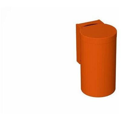 Hewi 477 Cubo de basura - Tapa con bisagra - Naranja Hewi 477 Cubo de basura - Tapa con bisagra - Naranja