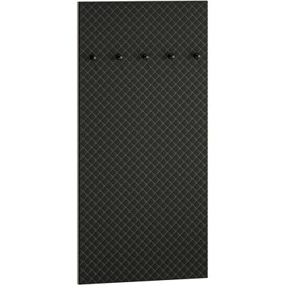 PETITS-MEUBLES Perchero Mural 5 Ganchos Liora Negro PETITS-MEUBLES Perchero Mural 5 Ganchos Liora Negro