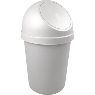 Papelera H700xø403mm 45l Gris Claro Helit Papelera H700xø403mm 45l Gris Claro Helit