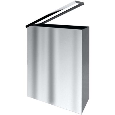 Sapho Programas De Hoteles - Cubo De Basura Colgante 25 L, Acero Inoxidable Cepillado Xp006 Sapho Programas De Hoteles - Cubo De Basura Colgante 25 L, Acero Inoxidable Cepillado Xp006