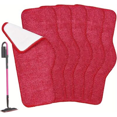OEM Aptas Para La Mopa De Vapor Schenley, Almohadillas De Repuesto De Microfibra Lavables Y Reutilizables Para Mopas De Vapor (6 Unidades). OEM Aptas Para La Mopa De Vapor Schenley, Almohadillas De Repuesto De Microfibra Lavables Y Reutilizables Para Mopas De Vapor (6 Unidades).