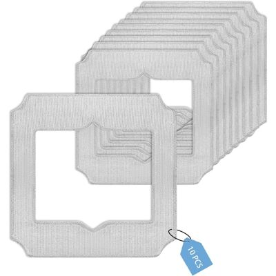 OEM 10 Paños De Microfibra De Repuesto Para El Robot Limpiacristales Ecovacs Winbot Mini, W-cc02-0012, Paños De Limpieza Lavables Para La Limpieza De Ventanas. OEM 10 Paños De Microfibra De Repuesto Para El Robot Limpiacristales Ecovacs Winbot Mini, W-cc02-0012, Paños De Limpieza Lavables Para La Limpieza De Ventanas.