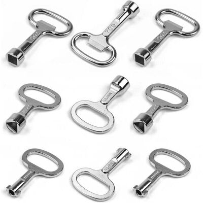 DPZO Llave Triangular Para Puerta, Llave Triangular Para Bomberos, Llave Triangular Para Cubo De Basura, Llave Triangular Para Señora, Llave Triangular, Llave Triangular Universal Para Interiores DPZO Llave Triangular Para Puerta, Llave Triangular Para Bomberos, Llave Triangular Para Cubo De Basura, Llave Triangular Para Señora, Llave Triangular, Llave Triangular Universal Para Interiores
